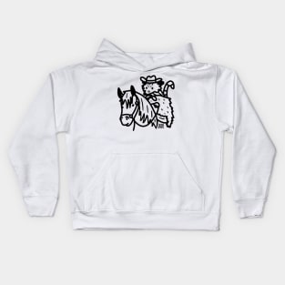 Cowboy Possum Kids Hoodie